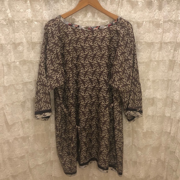 Johnny Was 100% Silk Tunic Dress Size 1X - Picture 2 of 4